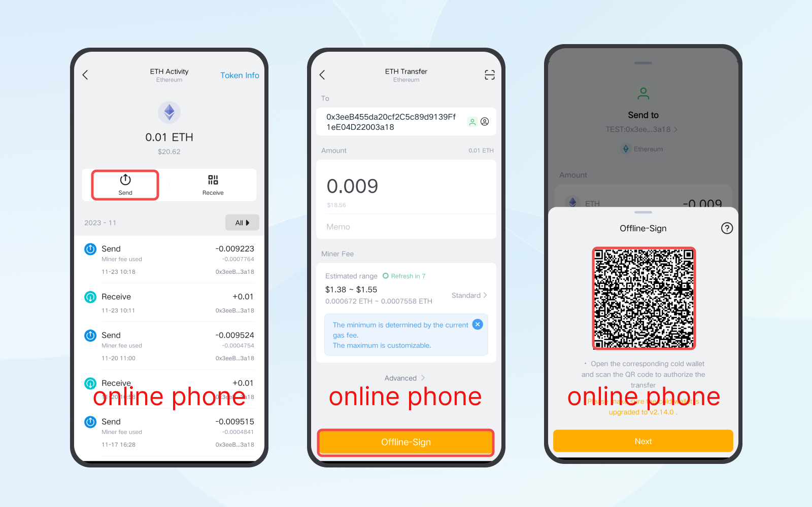 How to set up watchonly wallets via QRbased connection imToken