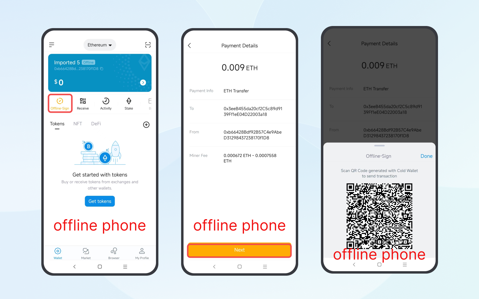 How to set up watchonly wallets via QRbased connection imToken