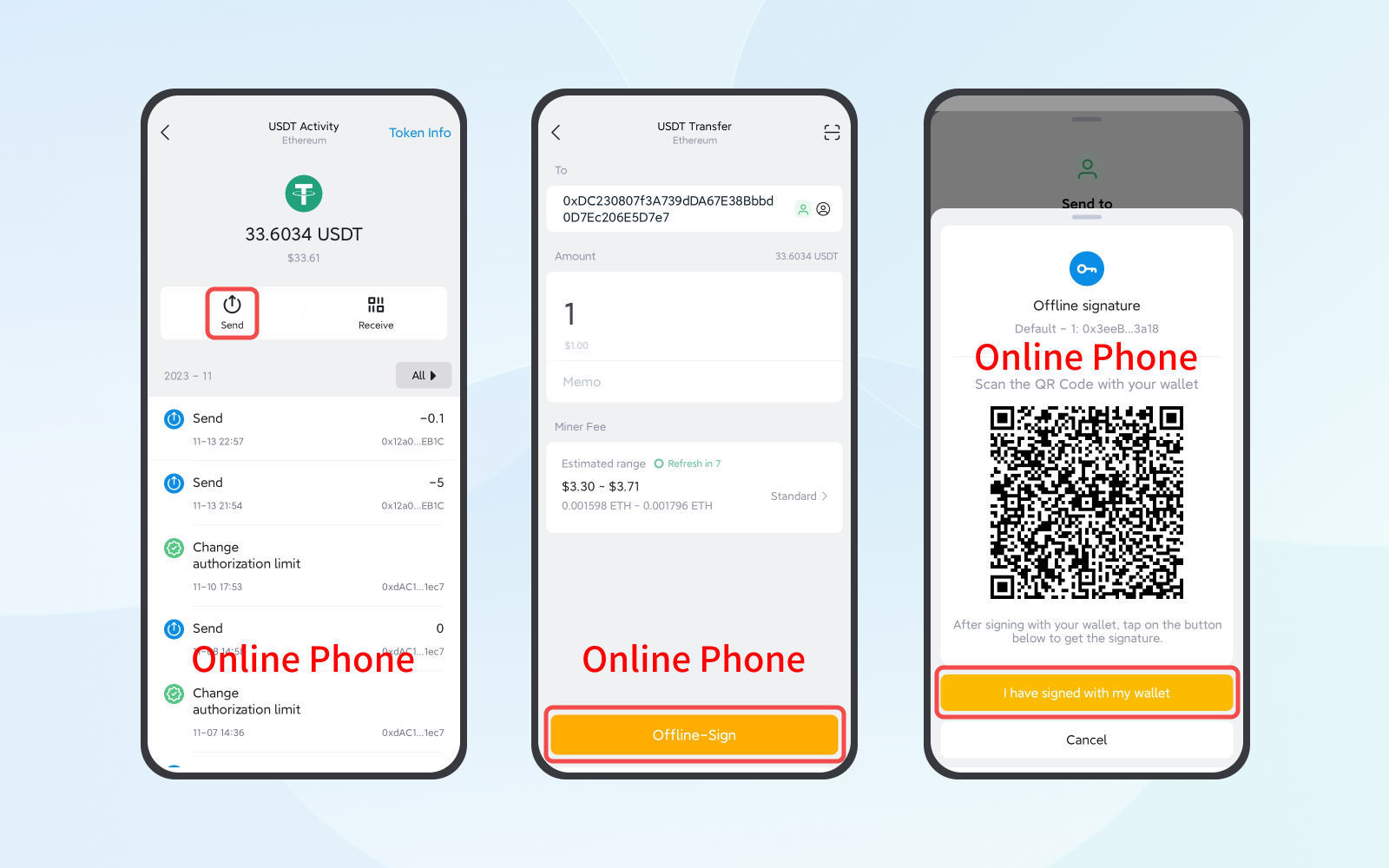 How to set up watchonly wallets via QRbased connection imToken