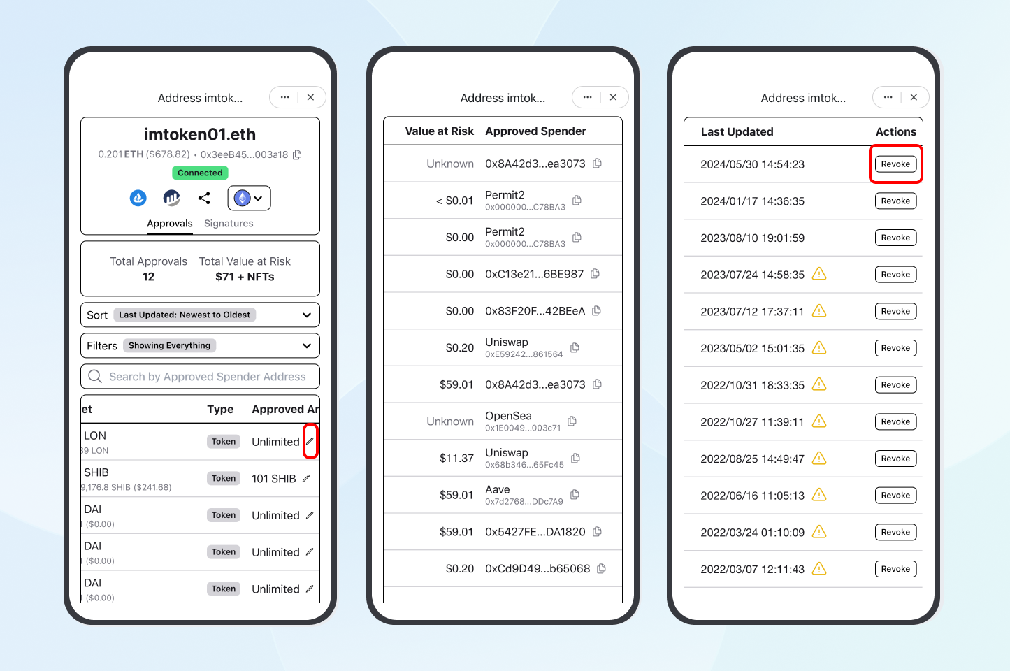 imToken Wallet Website | My USDT was sent out from my wallet without my  consent. How did that happen? | World-renowned digital asset management  tool, supporting Bitcoin, Ethereum, DOGE, Vaulta, Cosmos, Litecoin,
