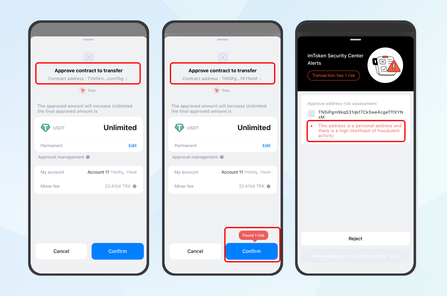 imToken Wallet Website | My USDT was sent out from my wallet without my  consent. How did that happen? | World-renowned digital asset management  tool, supporting Bitcoin, Ethereum, DOGE, Vaulta, Cosmos, Litecoin,