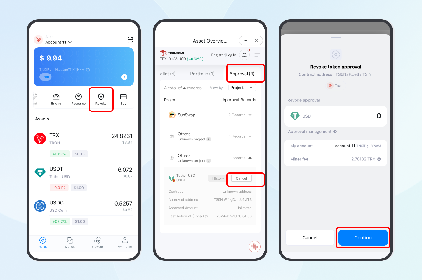 imToken Wallet Website | My USDT was sent out from my wallet without my  consent. How did that happen? | World-renowned digital asset management  tool, supporting Bitcoin, Ethereum, DOGE, Vaulta, Cosmos, Litecoin,