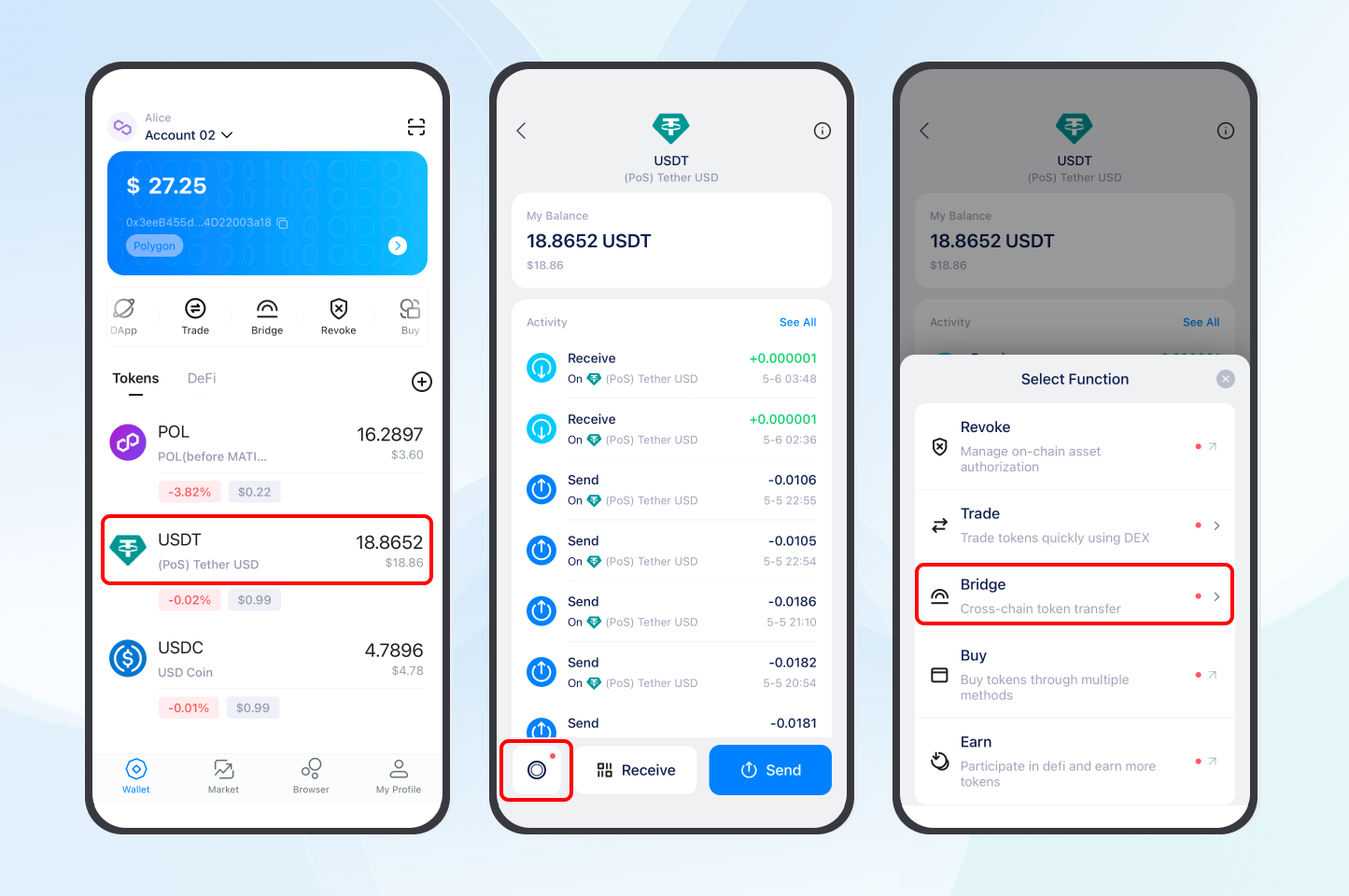 imToken Wallet Website | How to Use the Polygon Account in imToken? |  World-renowned digital asset management tool, supporting Bitcoin, Ethereum,  DOGE, Vaulta, Cosmos, Litecoin, TRON, BCH, Nervos, TON and other  blockchains.
