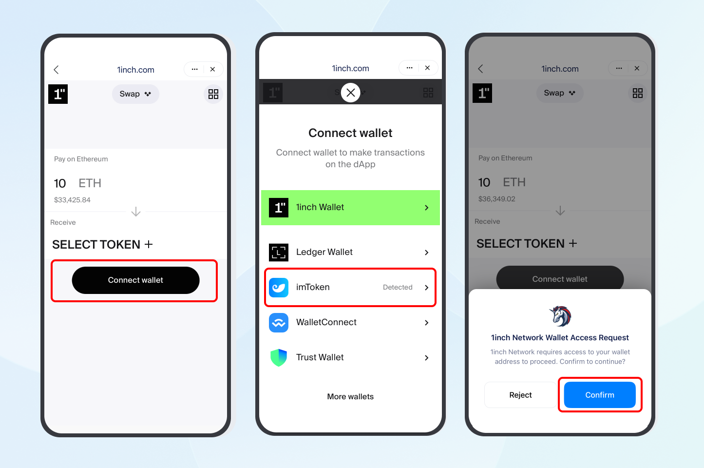 imToken Wallet Website | How to Get Stock Tokens in imToken via 1inch |  World-renowned digital asset management tool, supporting Bitcoin, Ethereum,  DOGE, Vaulta, Cosmos, Litecoin, TRON, BCH, Nervos, TON and other