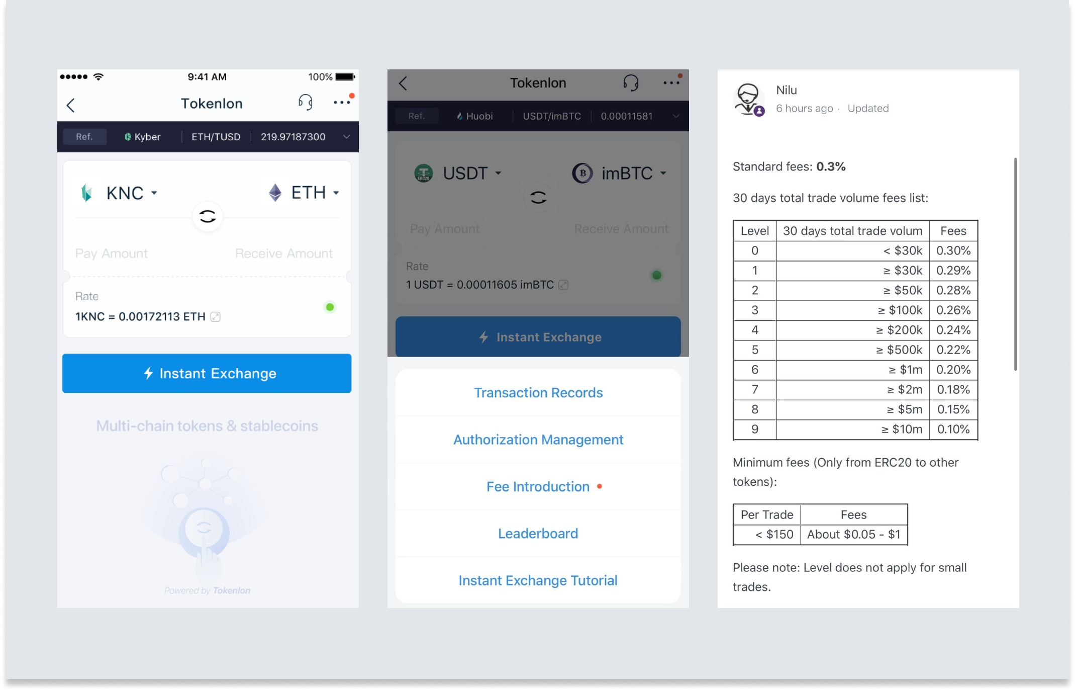 imToken Wallet Website | imToken 2.5.1, Tokenlon transaction rate is as low  as 0.1% | World-renowned digital asset management tool, supporting Bitcoin,  Ethereum, DOGE, Vaulta, Cosmos, Litecoin, TRON, BCH, Nervos, TON and other  blockchains.