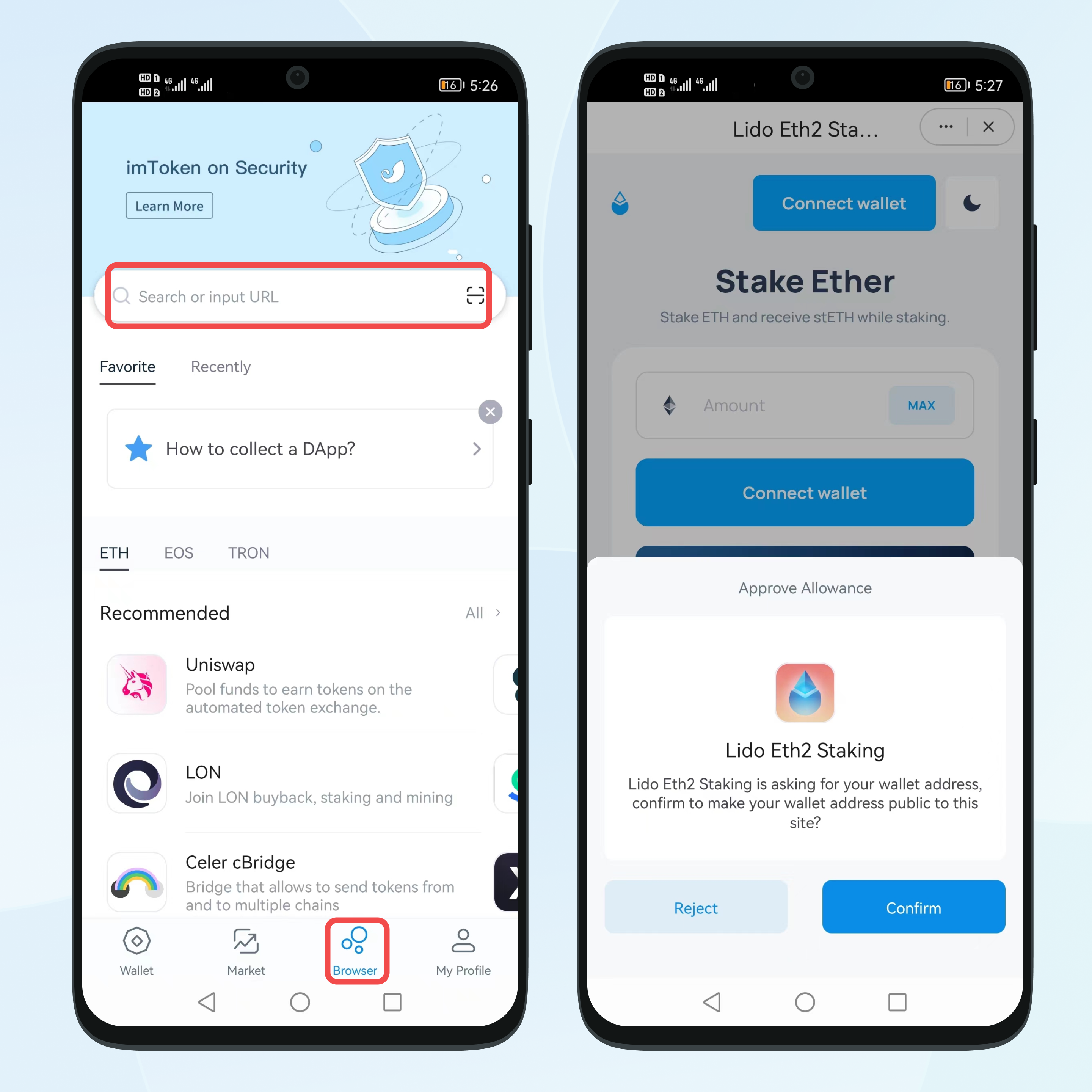 imToken Wallet Website | How to stake ETH with Lido? | World-renowned  digital asset management tool, supporting Bitcoin, Ethereum, DOGE, Vaulta,  Cosmos, Litecoin, TRON, BCH, Nervos, TON and other blockchains.